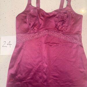 Ruby Ribbon Lace Full Support - Mauve/Pink, size 38